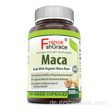 Organische Maca Root Männer Stärke beste Maca -Kapseln
